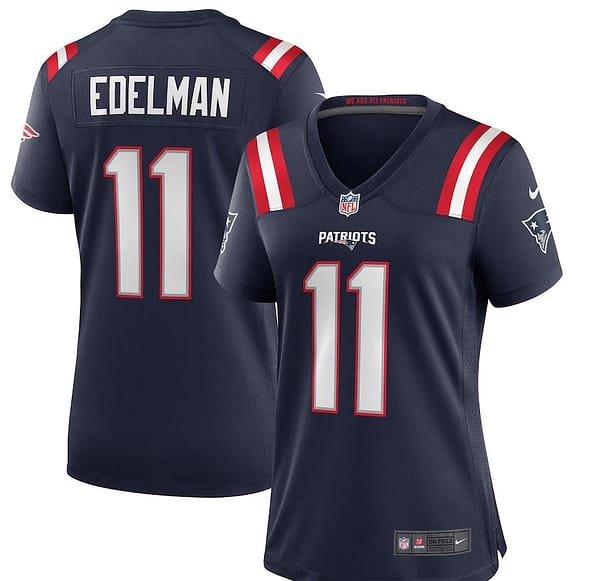 Women's Julian Edelman Navy Player Limited Team Jersey