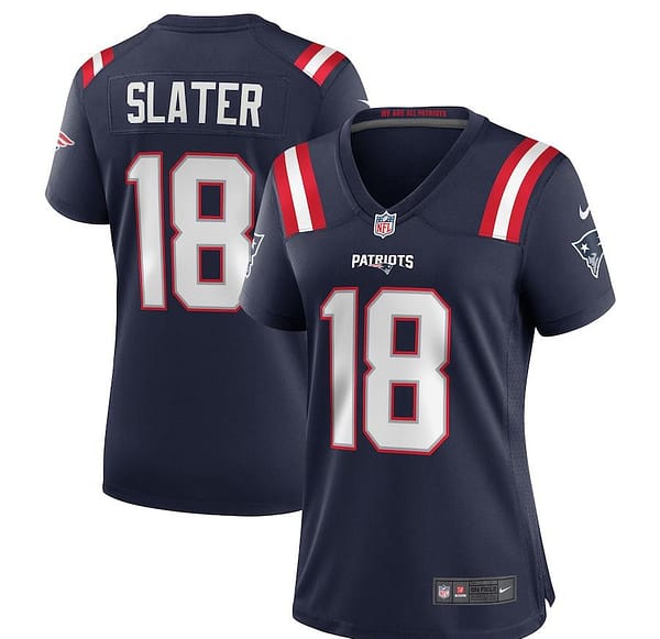 Women's Matthew Slater Navy Player Limited Team Jersey