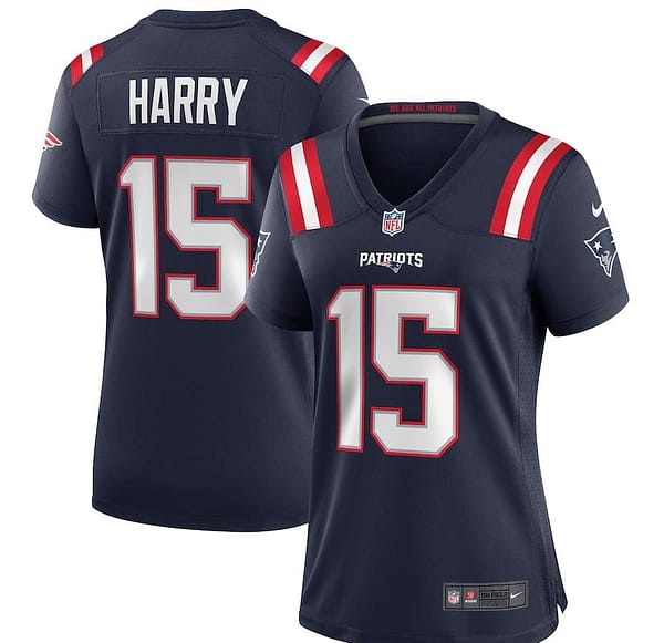 Women's N'Keal Harry Navy Player Limited Team Jersey