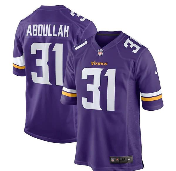 Men's Ameer Abdullah Purple Player Limited Team Jersey