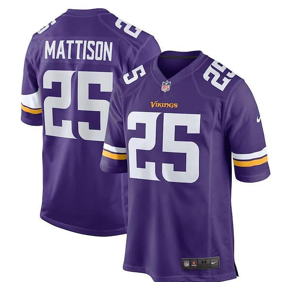 Men's Alexander Mattison Purple Player Limited Team Jersey