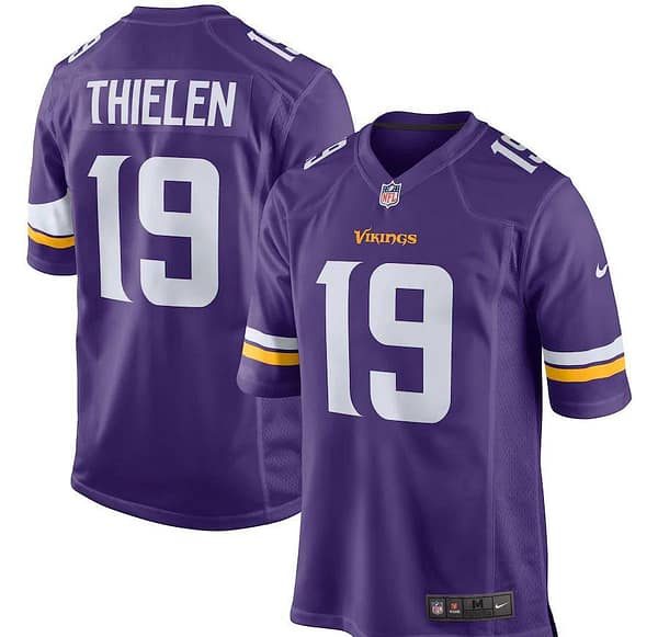Men's Adam Thielen Purple Player Limited Team Jersey