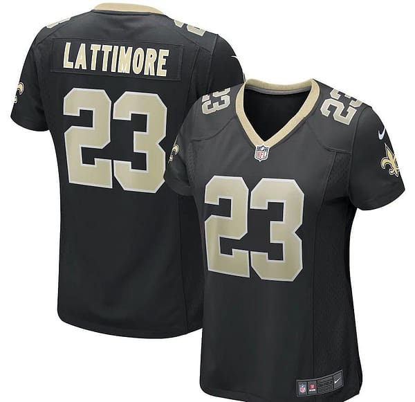 Women's Marshon Lattimore Black Player Limited Team Jersey