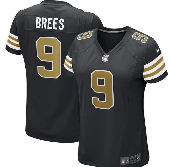 Women's Drew Brees Black Alternate Player Limited Team Jersey