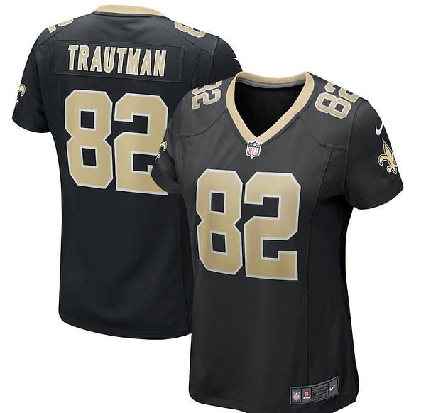 Women's Adam Trautman Black Player Limited Team Jersey
