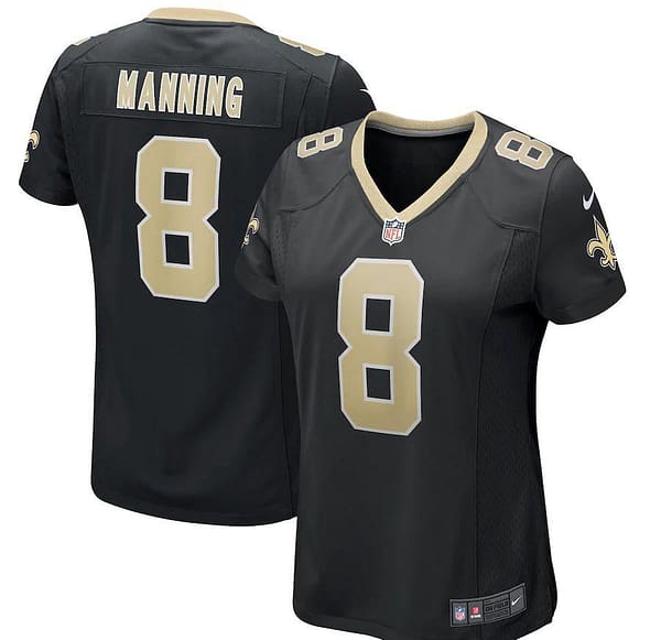 Women's Archie Manning Black Retired Player Limited Team Jersey