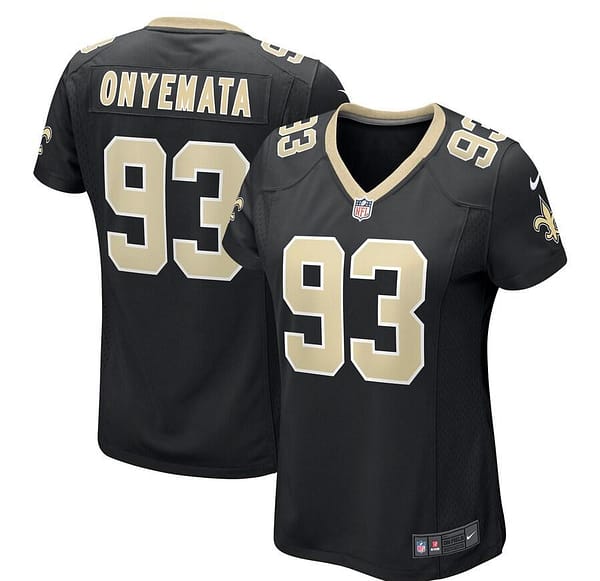Women's David Onyemata Black Player Limited Team Jersey