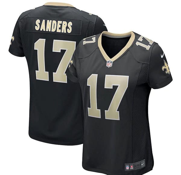 Women's Emmanuel Sanders Black Player Limited Team Jersey