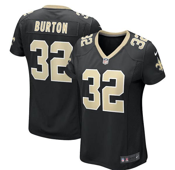 Women's Michael Burton Black Player Limited Team Jersey