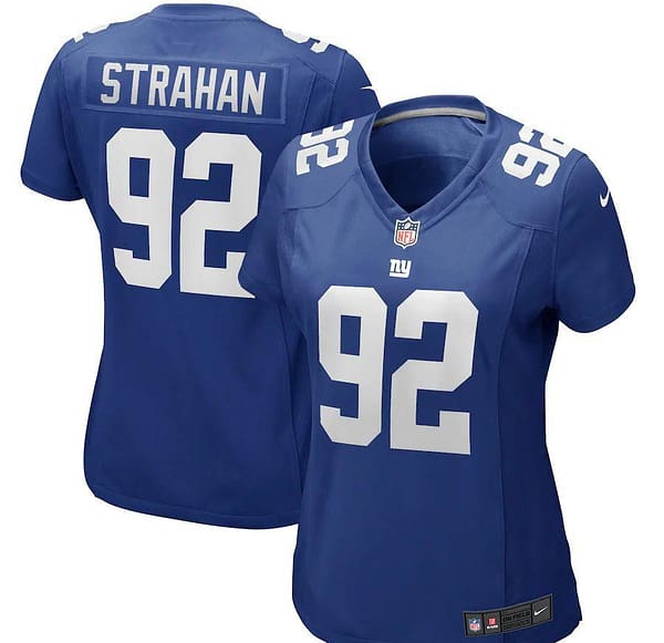 Women's Michael Strahan Royal Retired Player Limited Team Jersey