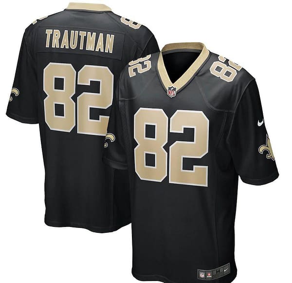 Men's Adam Trautman Black Player Limited Team Jersey