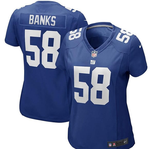 Women's Carl Banks Royal Retired Player Limited Team Jersey