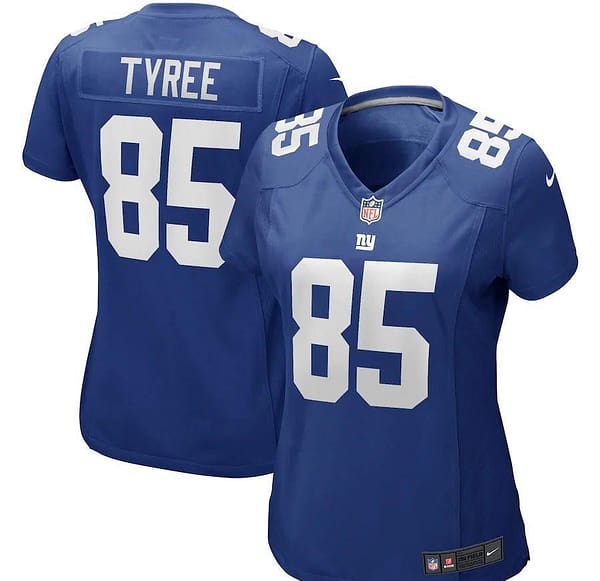 Women's David Tyree Royal Retired Player Limited Team Jersey