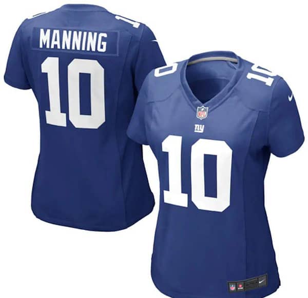 Women's Eli Manning Royal Blue Player Limited Team Jersey