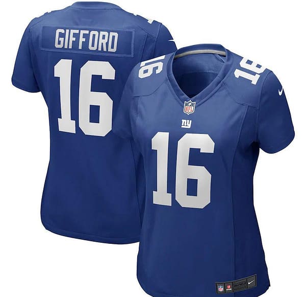 Women's Frank Gifford Royal Retired Player Limited Team Jersey