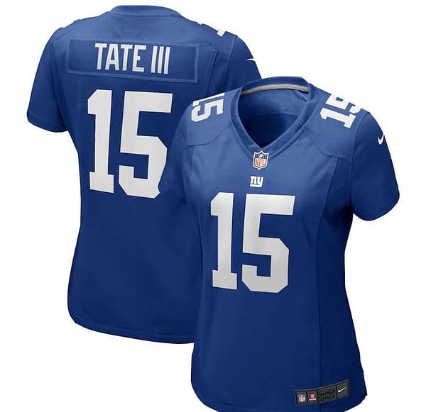 Women's Golden Tate Blue Player Limited Team Jersey