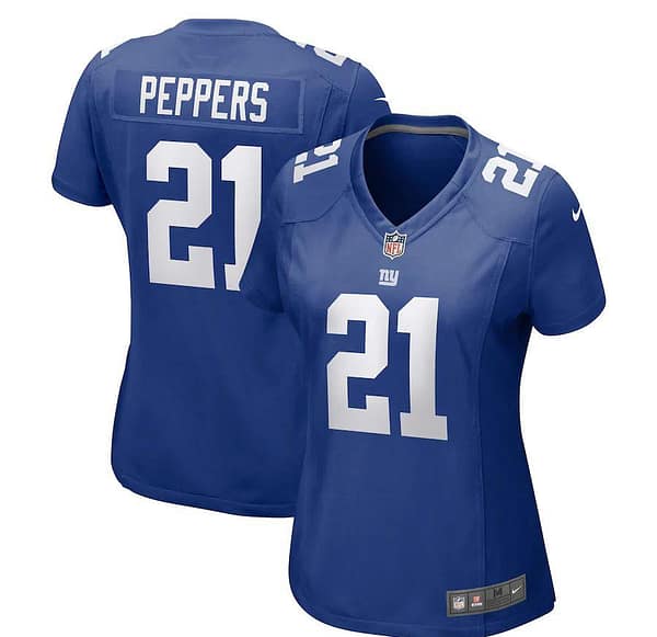 Women's Jabrill Peppers Royal Player Limited Team Jersey
