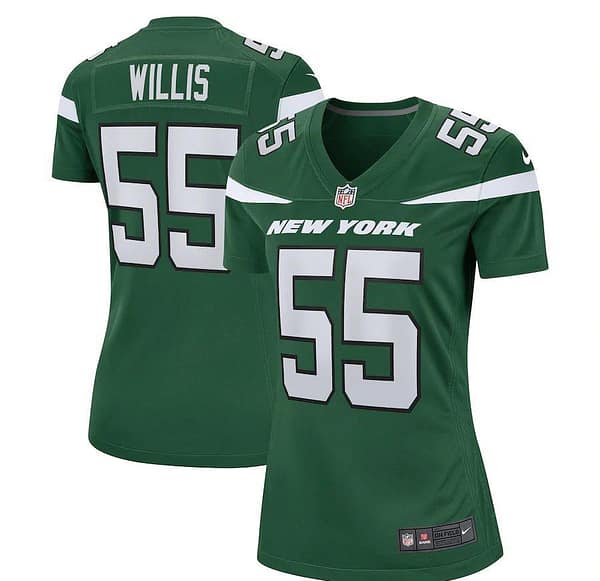 Women's Jordan Willis Gotham Green Player Limited Team Jersey