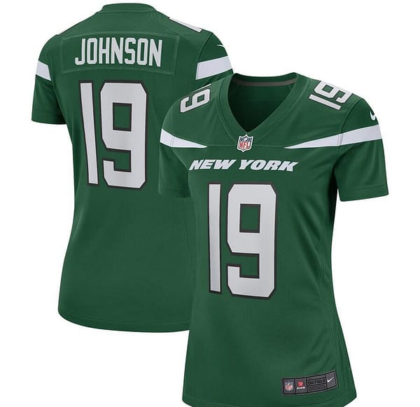 Women's Keyshawn Johnson Gotham Green Retired Player Limited Team Jersey