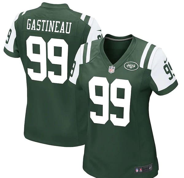 Women's Mark Gastineau Green Retired Player Limited Team Jersey