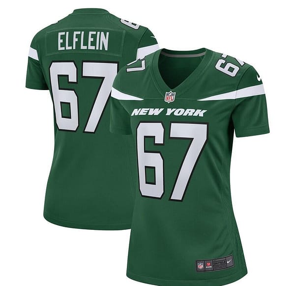 Women's Pat Elflein Gotham Green Player Limited Team Jersey