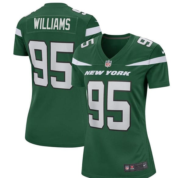 Women's Quinnen Williams Gotham Green Player Limited Team Jersey