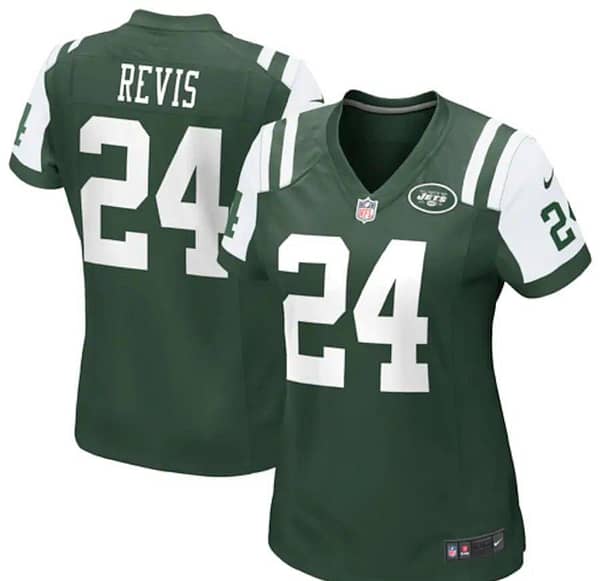 Women's Darrelle Revis Green Player Limited Team Jersey