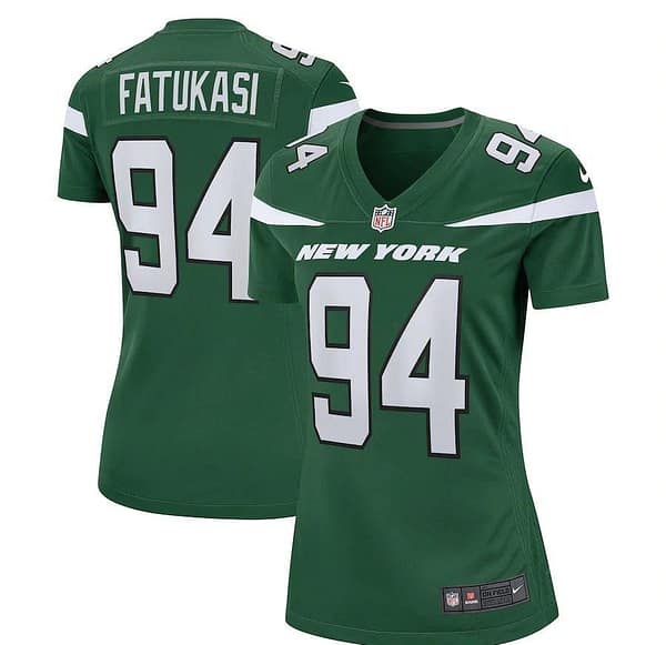 Women's Folorunso Fatukasi Gotham Green Player Limited Team Jersey