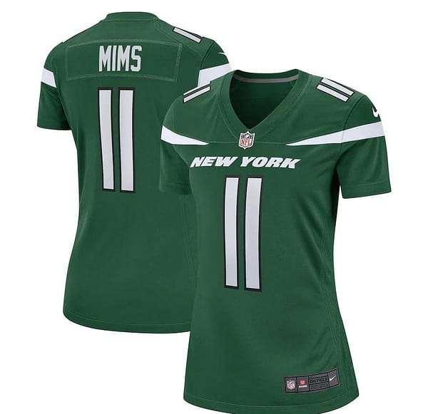 Women's Denzel Mims Gotham Green Player Limited Team Jersey