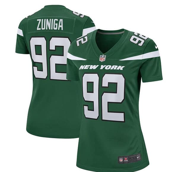 Women's Jabari Zuniga Gotham Green Player Limited Team Jersey