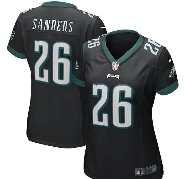 Women's Miles Sanders Black Player Limited Team Jersey