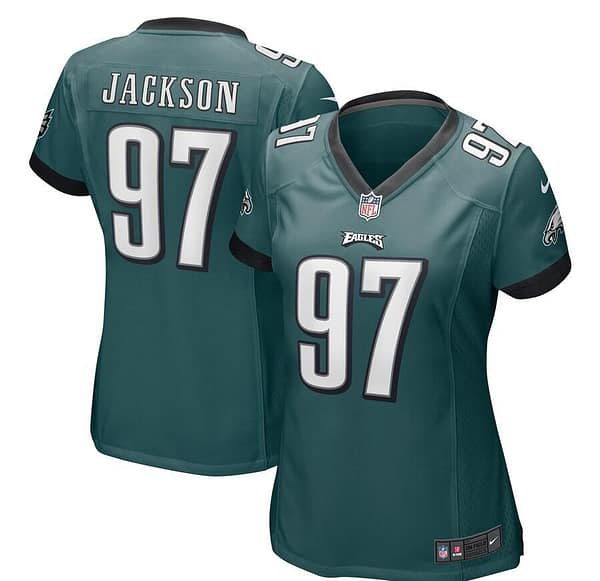 Women's Malik Jackson Midnight Green Player Limited Team Jersey