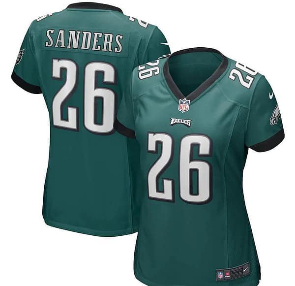 Women's Miles Sanders Midnight Green Player Limited Team Jersey