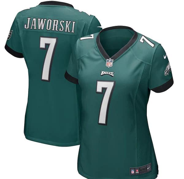 Women's Ron Jaworski Midnight Green Retired Player Limited Team Jersey