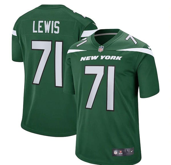 Men's Alex Lewis Gotham Green Player Limited Team Jersey