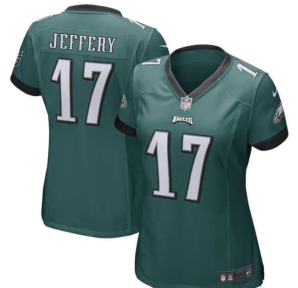 Women's Alshon Jeffery Green Player Limited Team Jersey