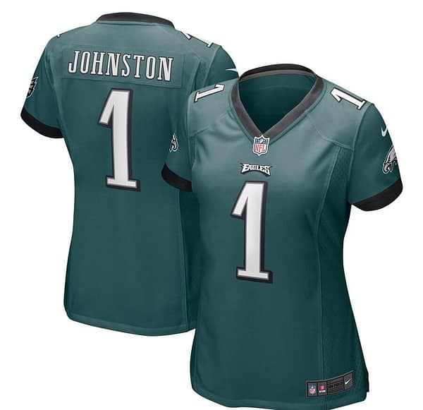 Women's Cameron Johnston Midnight Green Player Limited Team Jersey