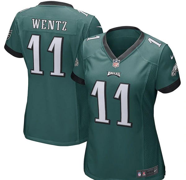 Women's Carson Wentz Green Player Limited Team Jersey