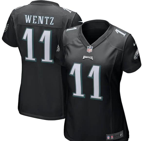 Women's Carson Wentz Black Event Player Limited Team Jersey