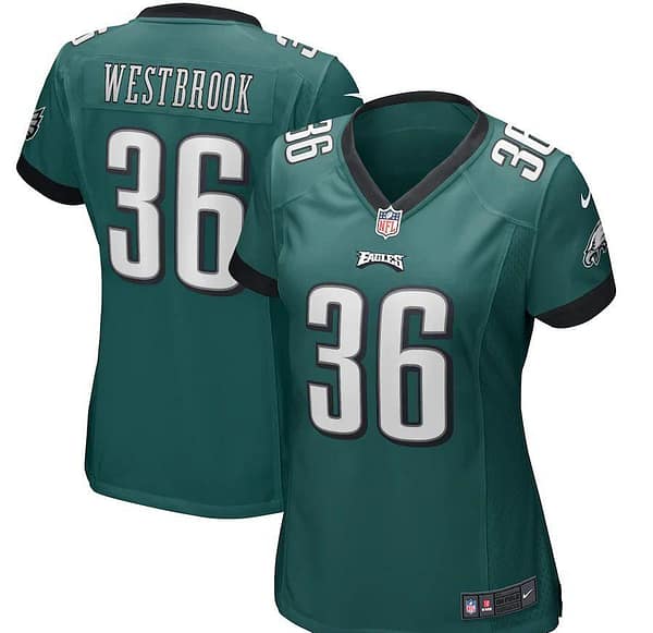 Women's Brian Westbrook Midnight Green Retired Player Limited Team Jersey