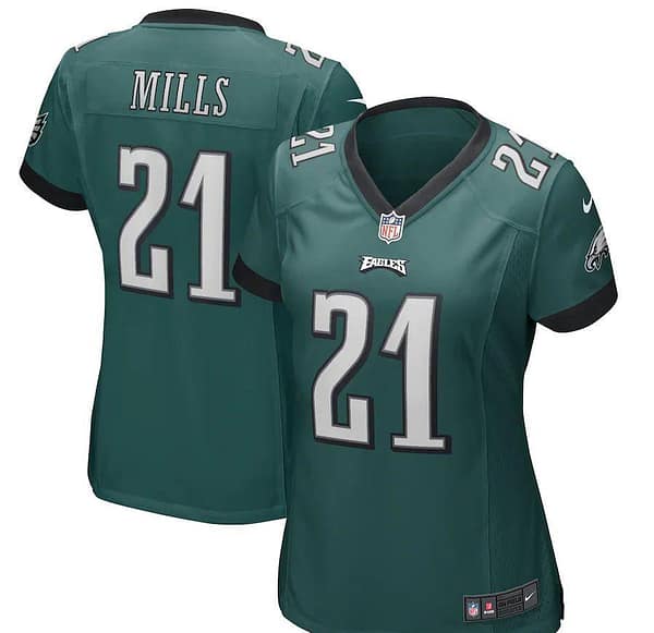 Women's Jalen Mills Midnight Green Player Limited Team Jersey
