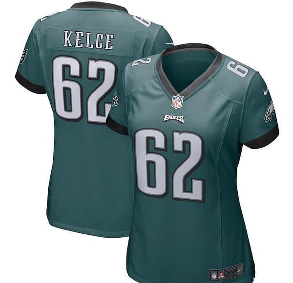 Women's Jason Kelce Green Player Limited Team Jersey