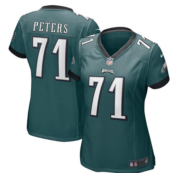 Women's Jason Peters Midnight Green Player Limited Team Jersey