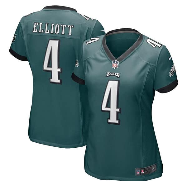 Women's Jake Elliott Midnight Green Player Limited Team Jersey