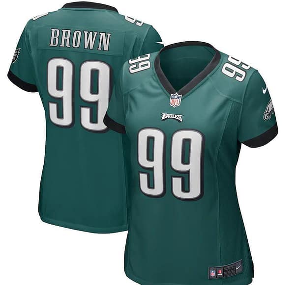Women's Jerome Brown Midnight Green Retired Player Limited Team Jersey