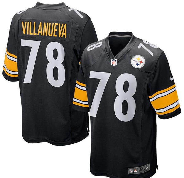 Men's Alejandro Villanueva Black Player Limited Team Jersey