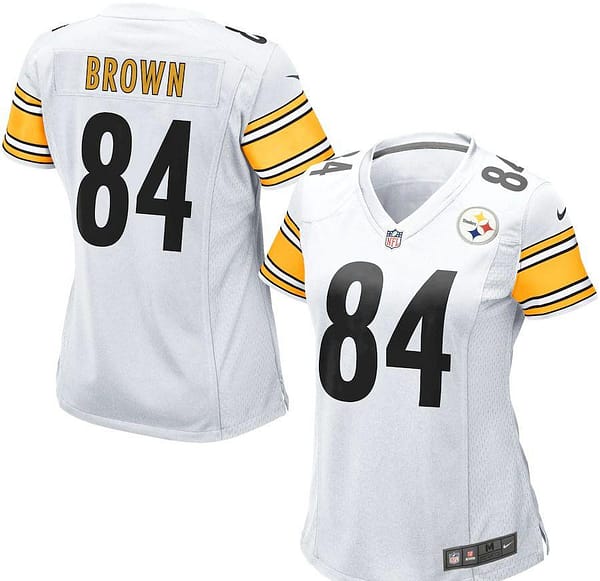 Women's Antonio Brown White Player Limited Team Jersey
