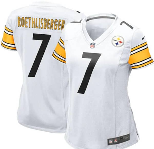 Women's Ben Roethlisberger White Player Limited Team Jersey