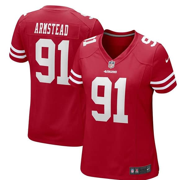 Women's Arik Armstead Scarlet Player Limited Team Jersey