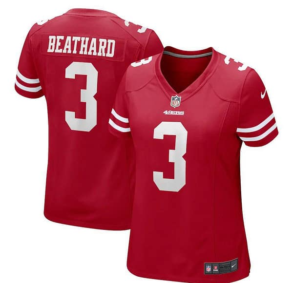 Women's C.J. Beathard Scarlet Player Limited Team Jersey